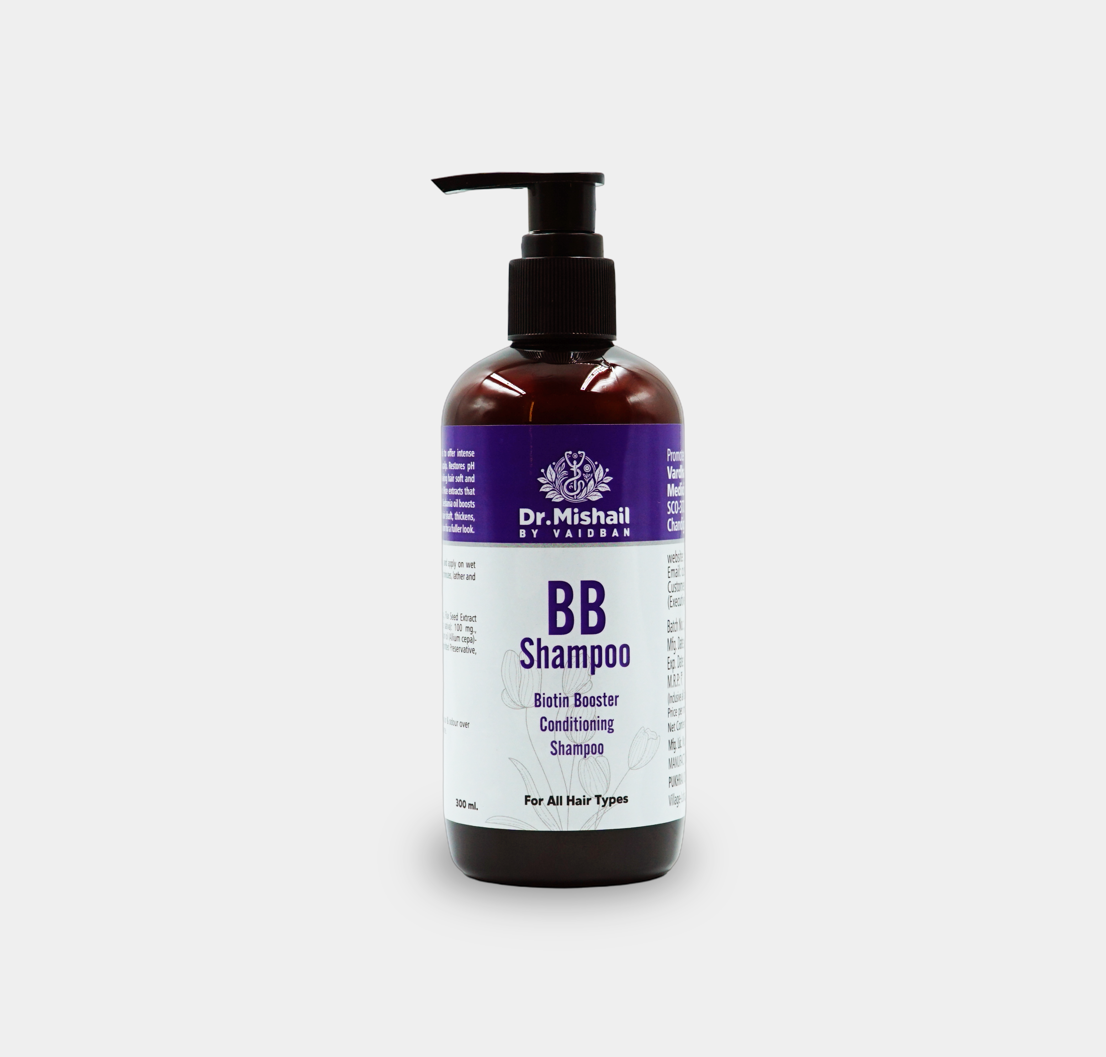 Dr. Mishail Biotin Booster Shampoo – Conditioning + Growth Support