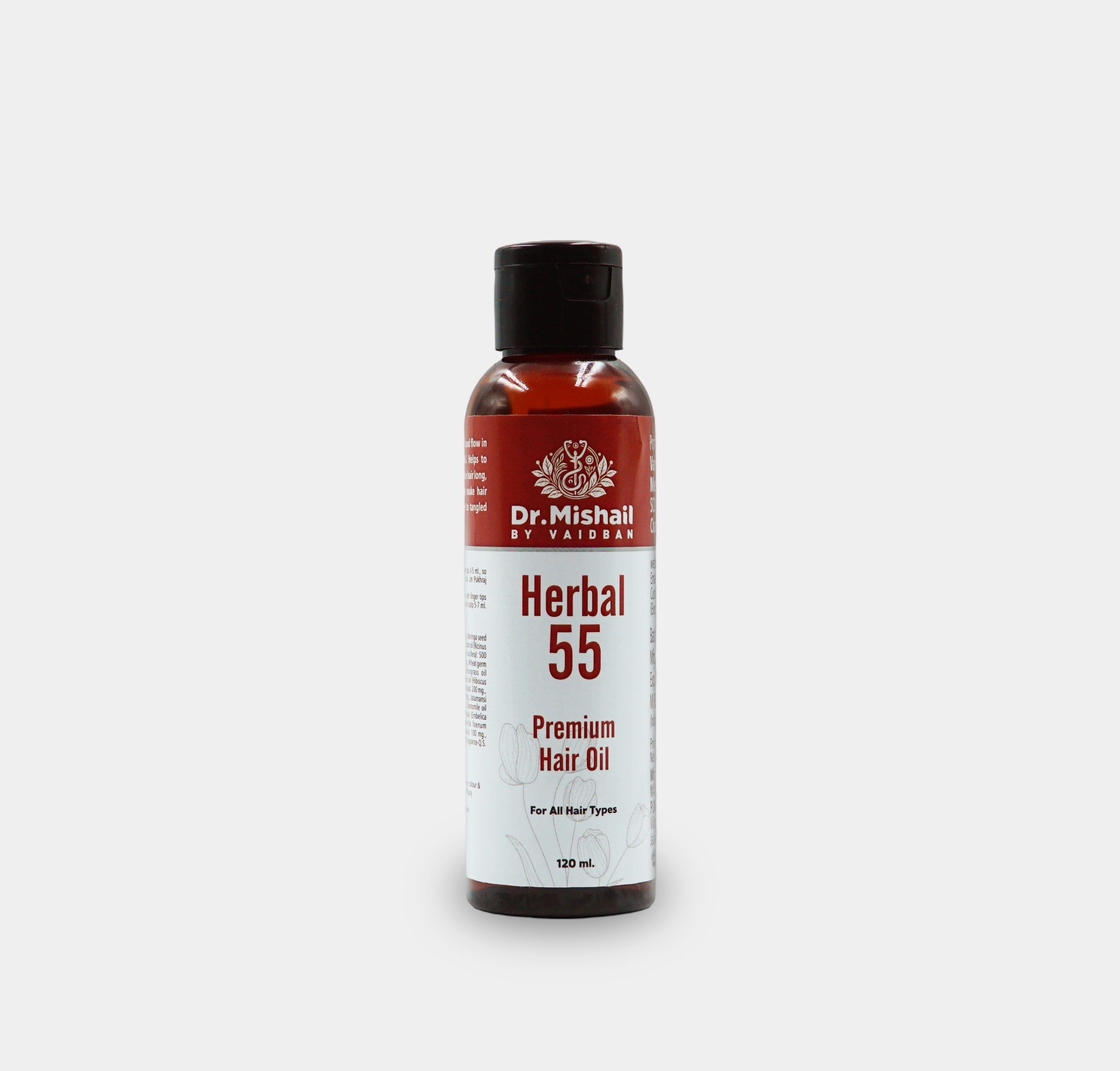 Dr. Mishail Herbal 55 – Premium Ayurvedic Hair Oil