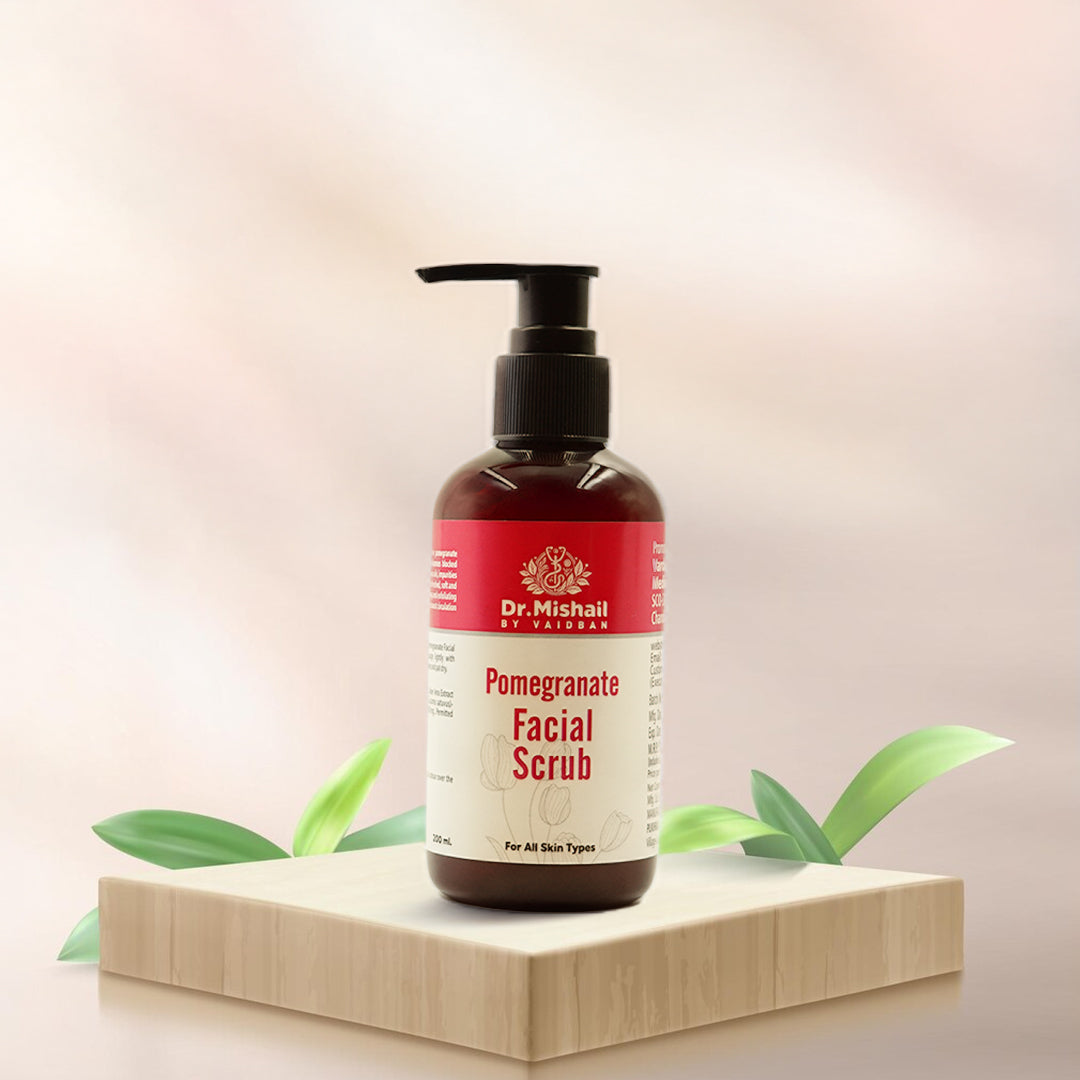Dr. Mishail Herbal Pomegranate Scrub – Brightening Exfoliation