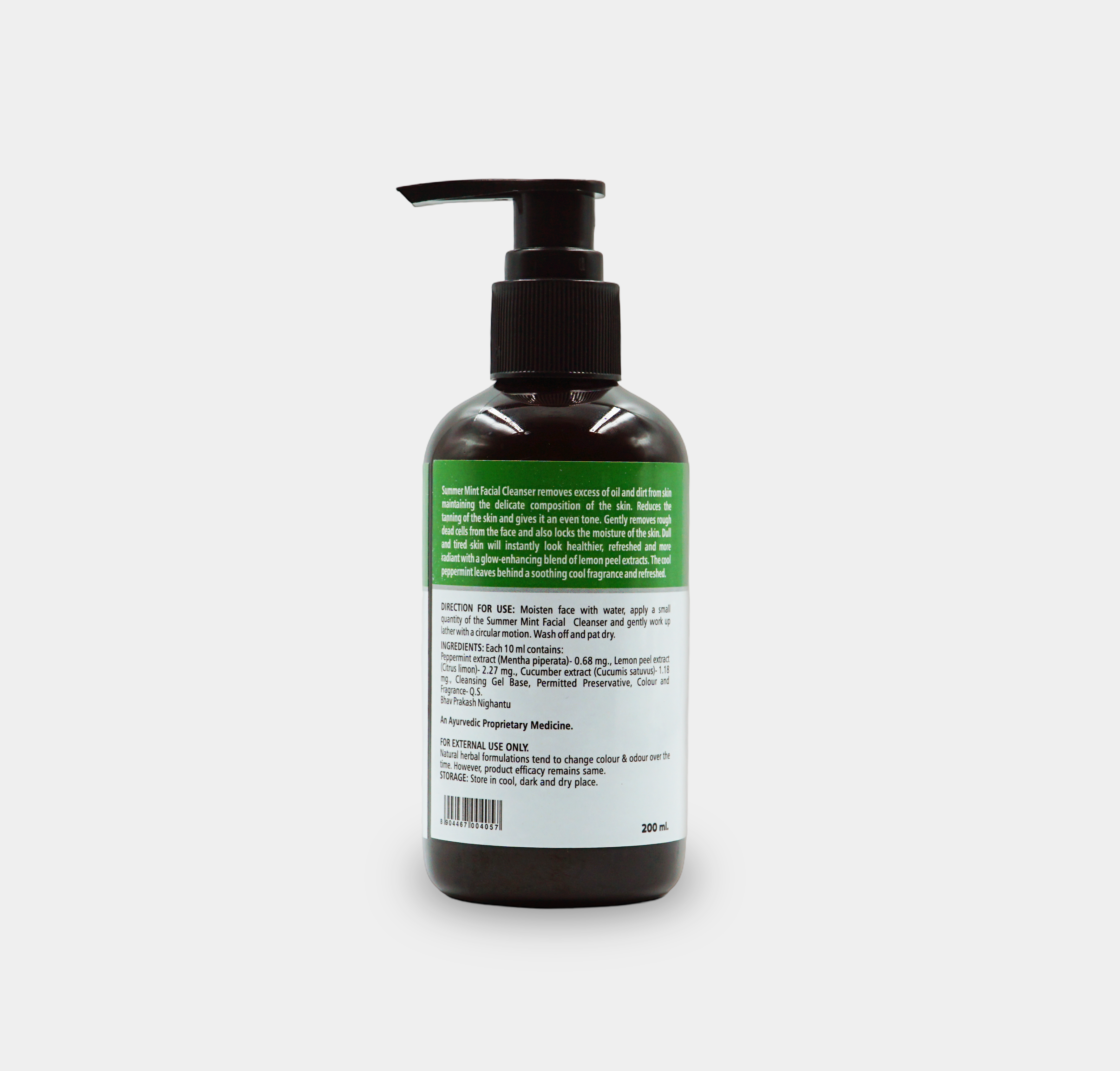 Dr. Mishail Summer Mint Facial Cleanser– Fresh, Cool & Oil-Control